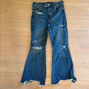 American Eagle Outfitters Dark Blue Flare Jeans